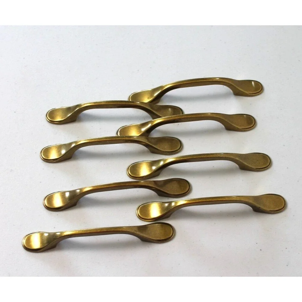8-Hickory Hardware Solid Core Kitchen Cabinet Pulls 3